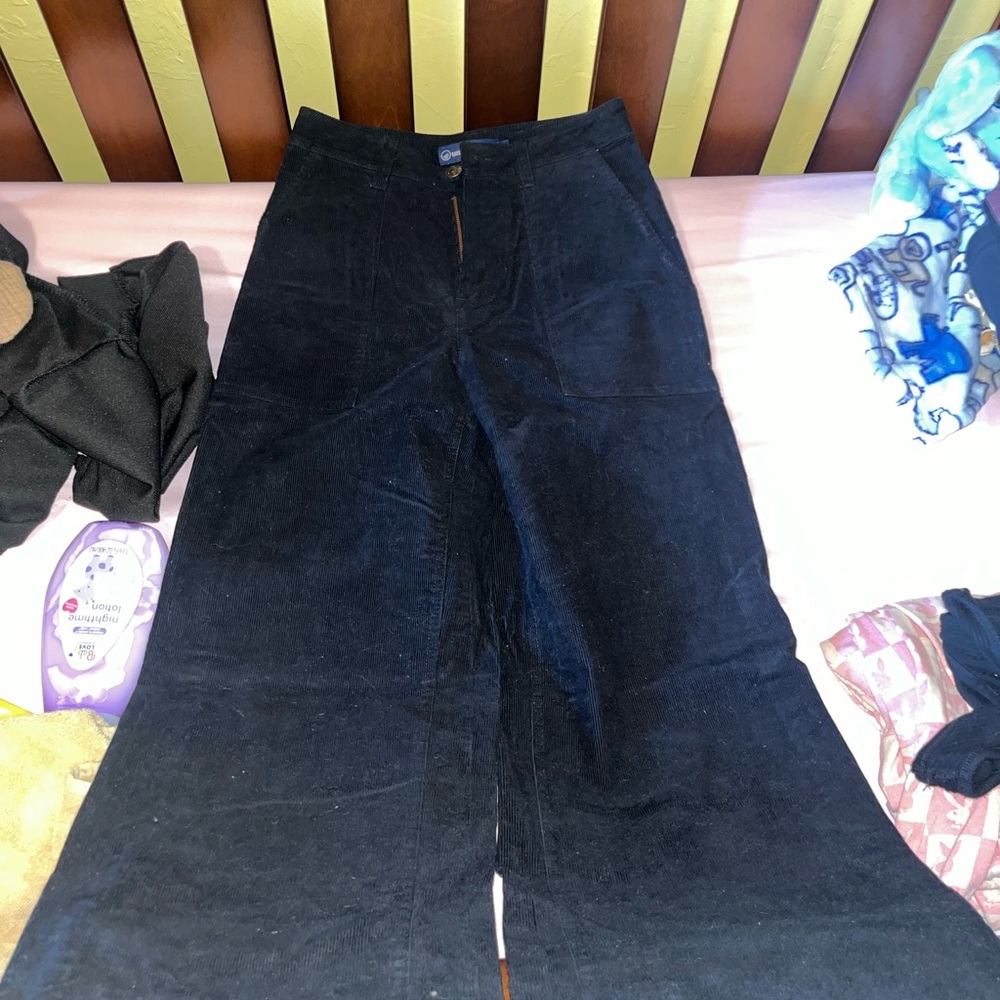 United by blue corduroy black Flare jeans